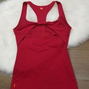 Lucy open back workout top Size M